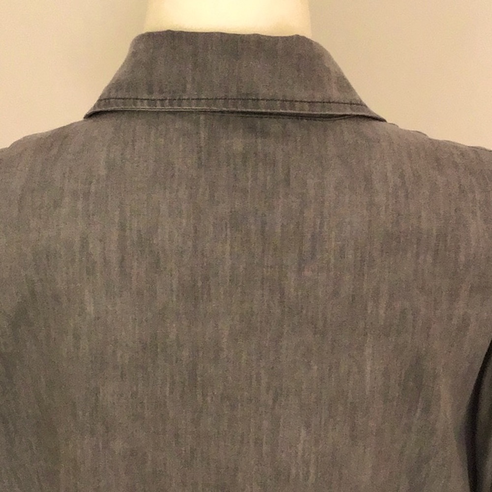 Taupe Cotton Short-sleeved Tunic/Dress - Picture 5 of 15